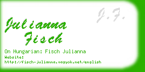 julianna fisch business card